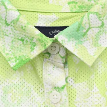 キャロウェイ Callaway　レディース 花柄プリント フレンチスリーブ 半袖 ポロシャツ C25134215　2025年モデル 詳細9