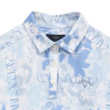 キャロウェイ Callaway　レディース 花柄プリント フレンチスリーブ 半袖 ポロシャツ C25134215　2025年モデル 詳細13