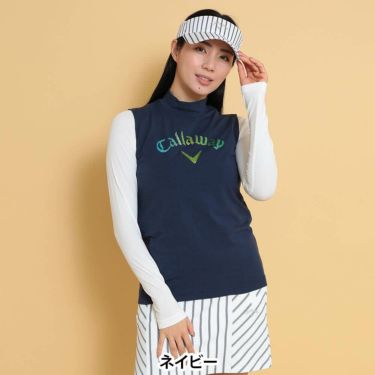 キャロウェイ Callaway　レディース ノースリーブ モックネックシャツ & 長袖 インナーシャツ C25134217　2025年モデル 詳細10