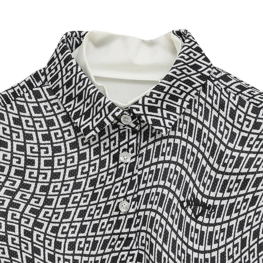 キャロウェイ Callaway　レディース 総柄 ノースリーブ シャツ & 長袖 ハイネック インナーシャツC25134218 　2025年モデル 詳細5