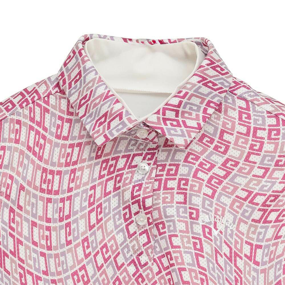 キャロウェイ Callaway　レディース 総柄 ノースリーブ シャツ & 長袖 ハイネック インナーシャツC25134218 　2025年モデル 詳細13