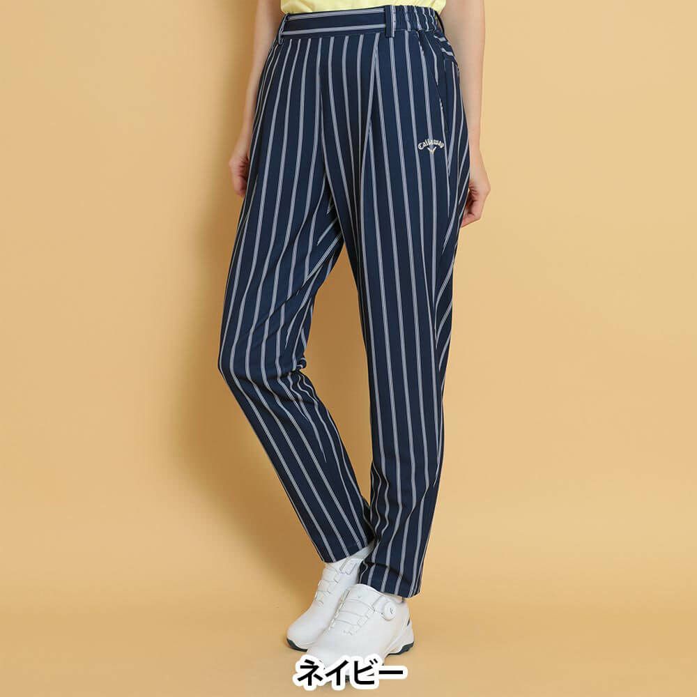 キャロウェイ Callaway　レディース 8WAYストレッチ ストライプ ジョガーパンツ C25126204　2025年モデル 詳細10