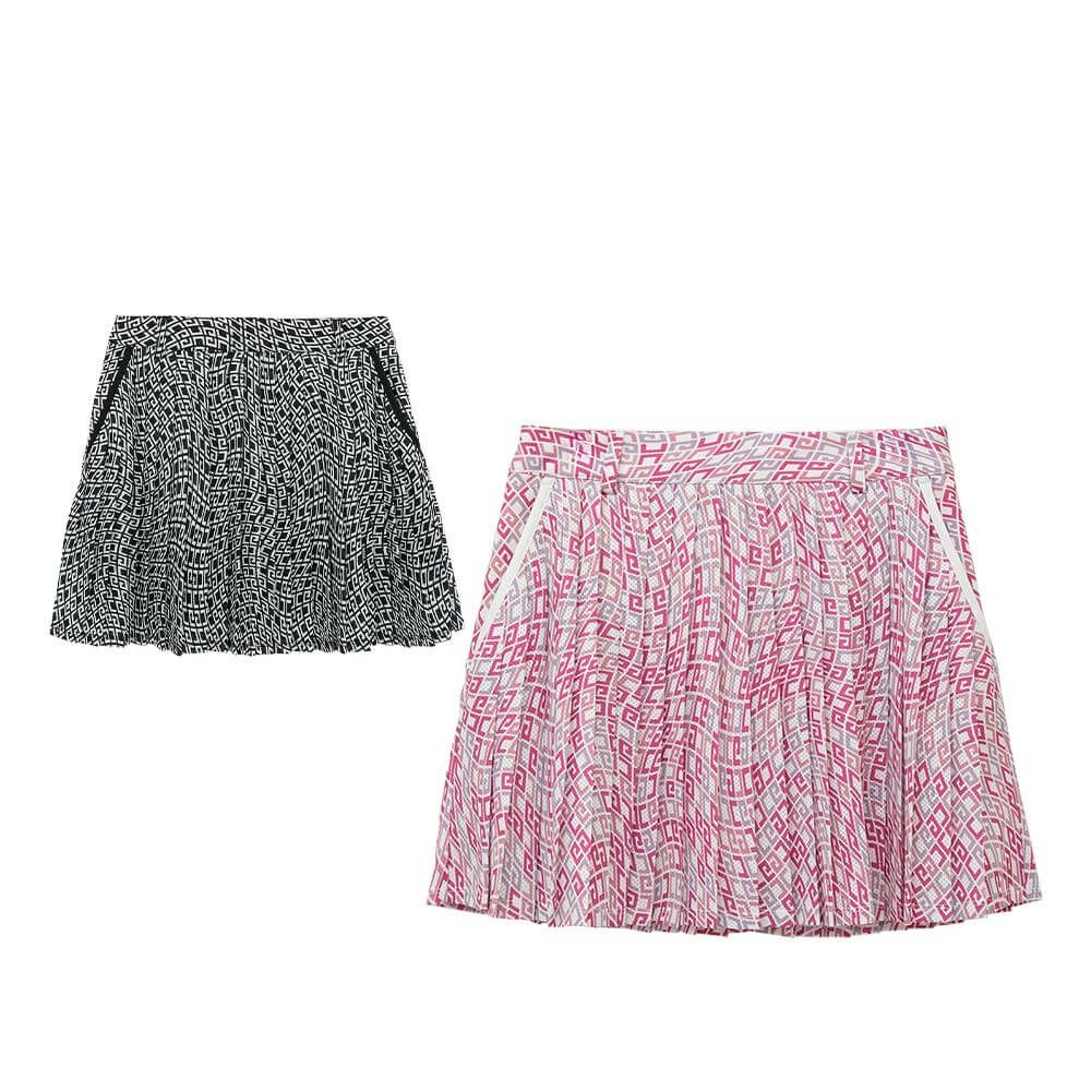 キャロウェイ Callaway　レディース 総柄プリント プリーツ スカート C25128212　2025年モデル