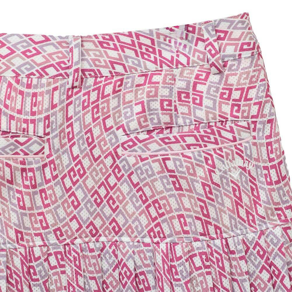 キャロウェイ Callaway　レディース 総柄プリント プリーツ スカート C25128212　2025年モデル 詳細13