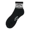 キャロウェイ Callaway　メンズ ショートソックス C25193103 1010 ブラック　2025年モデル ブラック