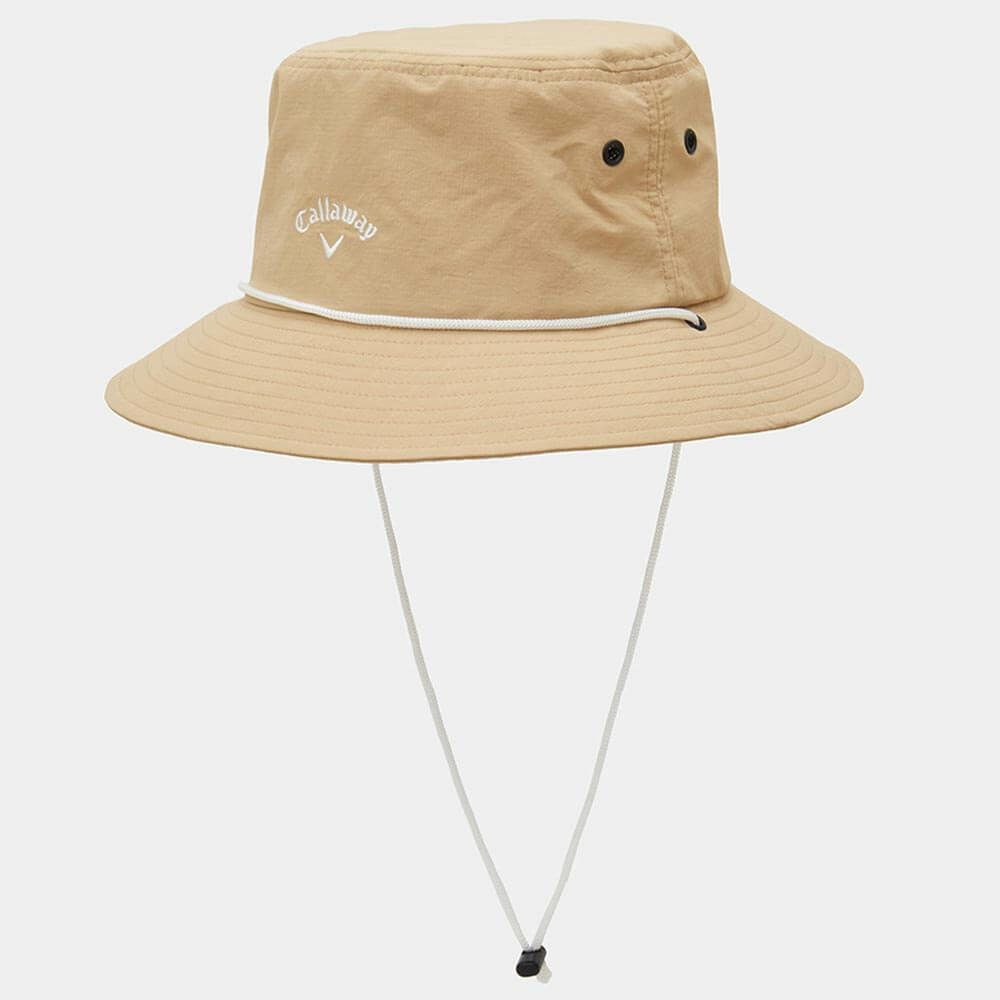 キャロウェイ Callaway　メンズ 遮熱 バケットハット C25191113 1040 ベージュ　2025年モデル ベージュ 詳細4