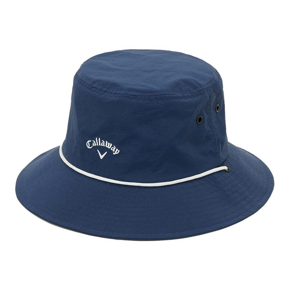 キャロウェイ Callaway　メンズ 遮熱 バケットハット C25191113 1120 ネイビー　2025年モデル ネイビー