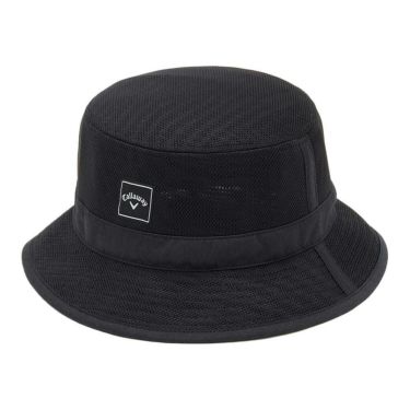 キャロウェイ Callaway　メンズ かざあなメッシュ バケットハット C25191114 1010 ブラック　2025年モデル ブラック