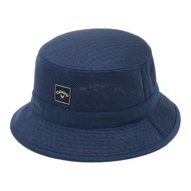 キャロウェイ Callaway　メンズ かざあなメッシュ バケットハット C25191114 1120 ネイビー　2025年モデル ネイビー