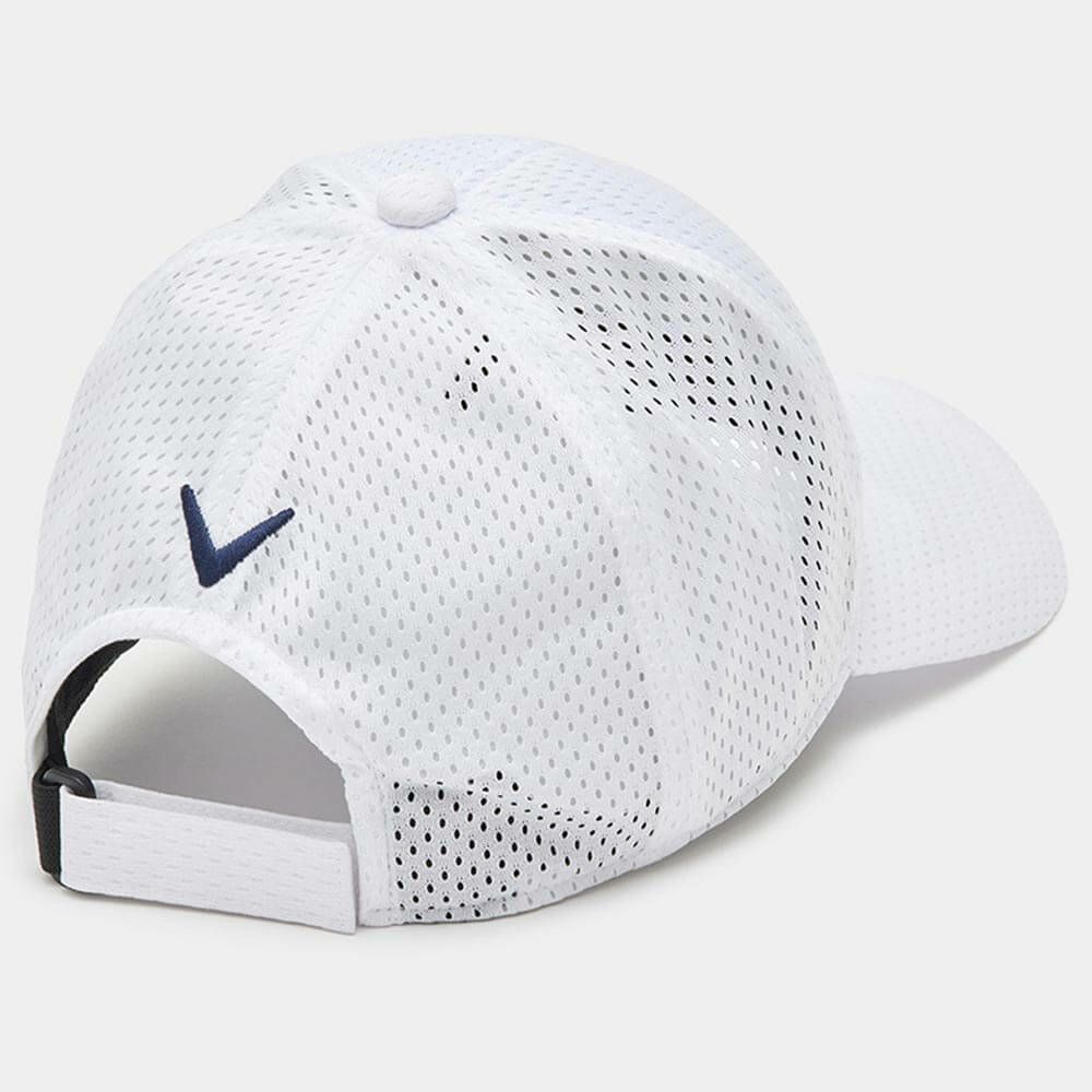 キャロウェイ Callaway　メンズ ロゴ刺繍 メッシュキャップ C25191118 1030 ホワイト　2025年モデル ホワイト 詳細2