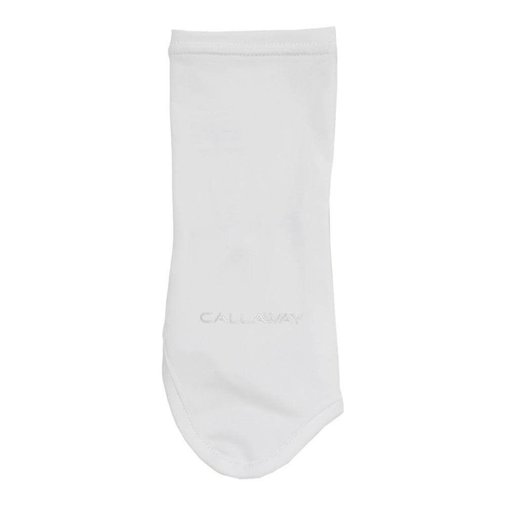 キャロウェイ Callaway　レディース ロゴプリント クールコア UV 手甲 右手用 C25198205 1030 ホワイト　2025年モデル ホワイト