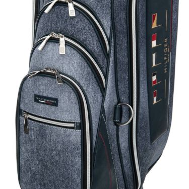 トミー ヒルフィガー ゴルフ　カートキャディバッグ シグネチャーワッペン THMG5SC1 30 ネイビー　2025年モデル ネイビー 詳細7