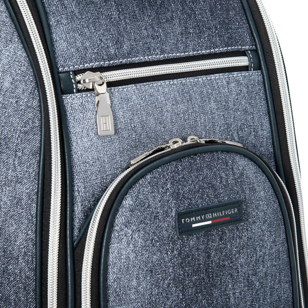 トミー ヒルフィガー ゴルフ　カートキャディバッグ シグネチャーワッペン THMG5SC1 30 ネイビー　2025年モデル ネイビー 詳細11