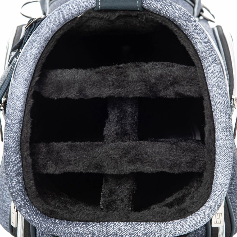 トミー ヒルフィガー ゴルフ　カートキャディバッグ シグネチャーワッペン THMG5SC1 30 ネイビー　2025年モデル ネイビー 詳細12