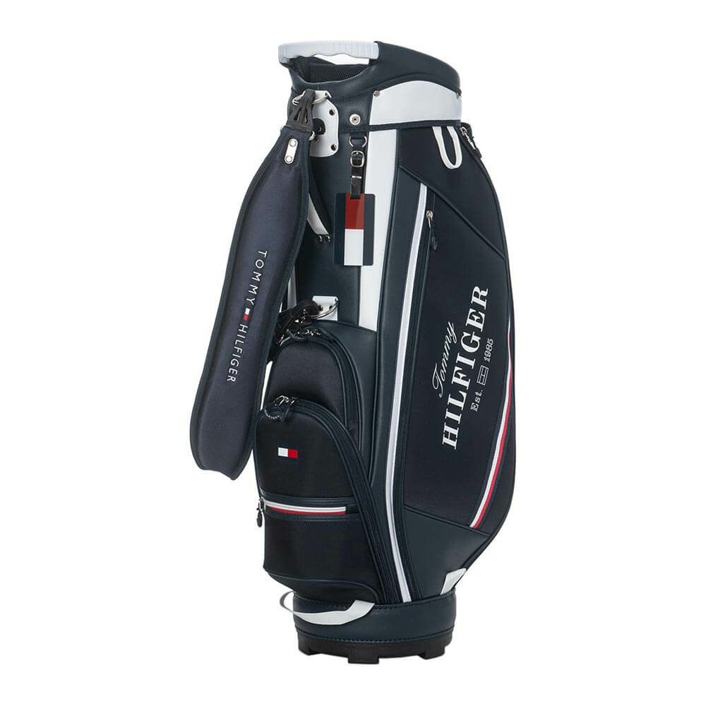 トミー ヒルフィガー ゴルフ　エッセンシャル カートキャディバッグ THMG5SC5 30 ネイビー　2025年モデル ネイビー