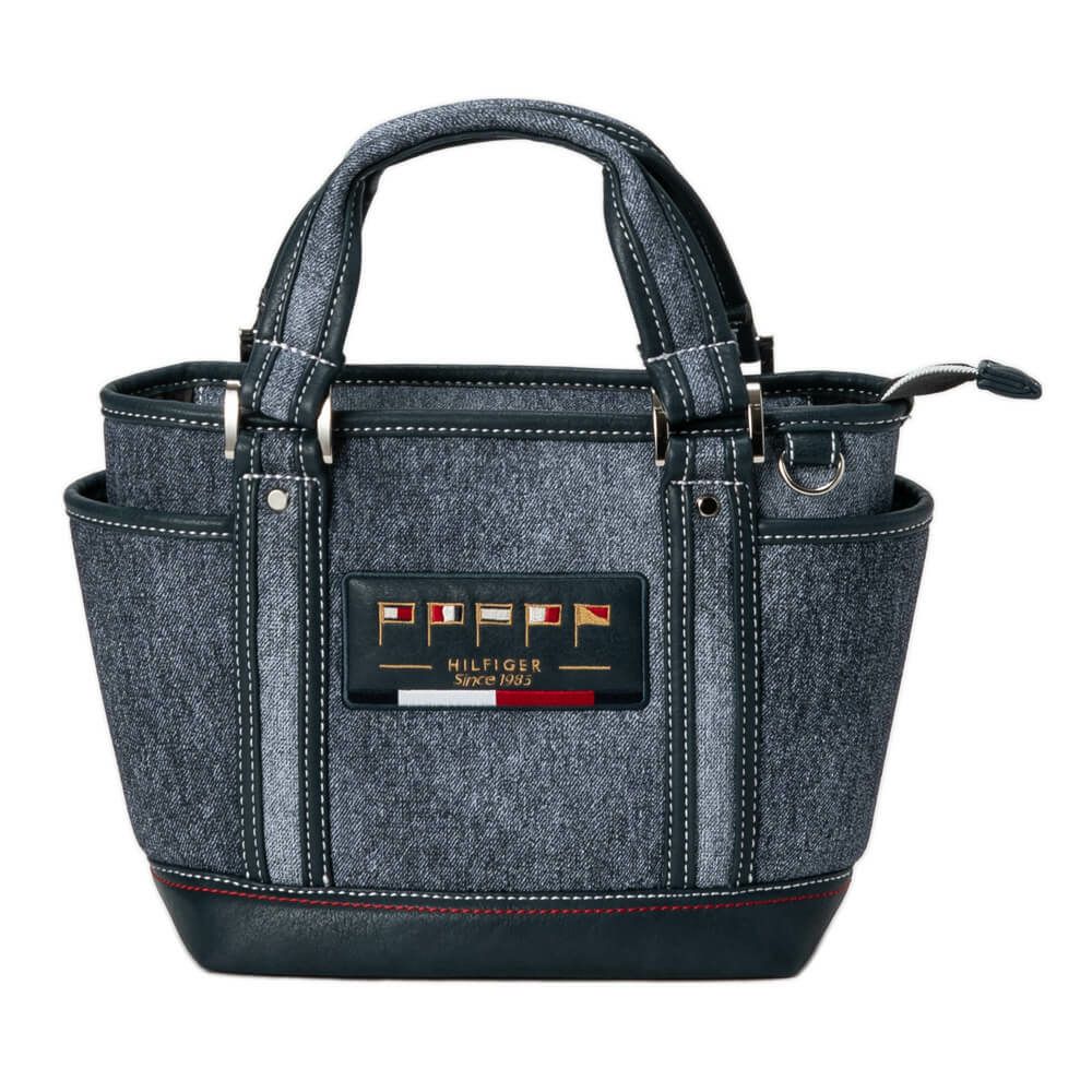 トミー ヒルフィガー ゴルフ　ラウンドバッグ シグネチャーワッペン THMG5ST1 30 ネイビー　2025年モデル ネイビー