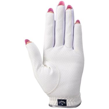 キャロウェイ　NAIL DUAL WMS ネイル デュアル 両手用 レディース ゴルフグローブ 25 JM ホワイト　2025年モデル 詳細1