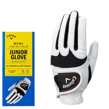 キャロウェイ　ジュニア WARBIRD ウォーバード ゴルフグローブ 25 JM ホワイト　2025年モデル