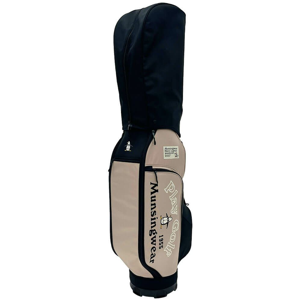 マンシングウェア Munsingwear　メンズ バイカラーリング キャディバッグ MG5SCB04M BG ベージュ　2025年モデル ベージュ 詳細3