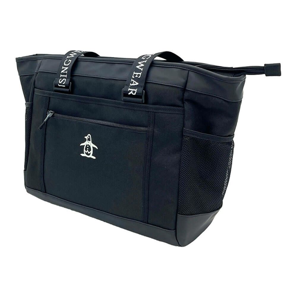 マンシングウェア Munsingwear　メンズ ファブリック トートバッグ MG5STT01M BK ブラック　2025年モデル ブラック