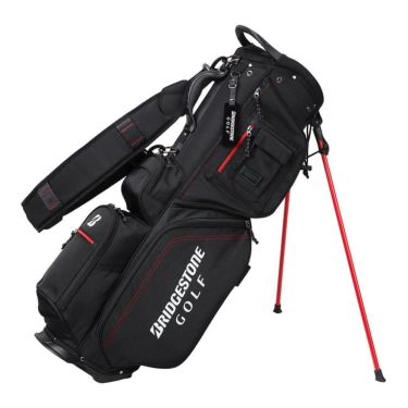 ブリヂストン　軽量 メンズ スタンドモデル キャディバッグ CB2525 BK ブラック　2025年モデル