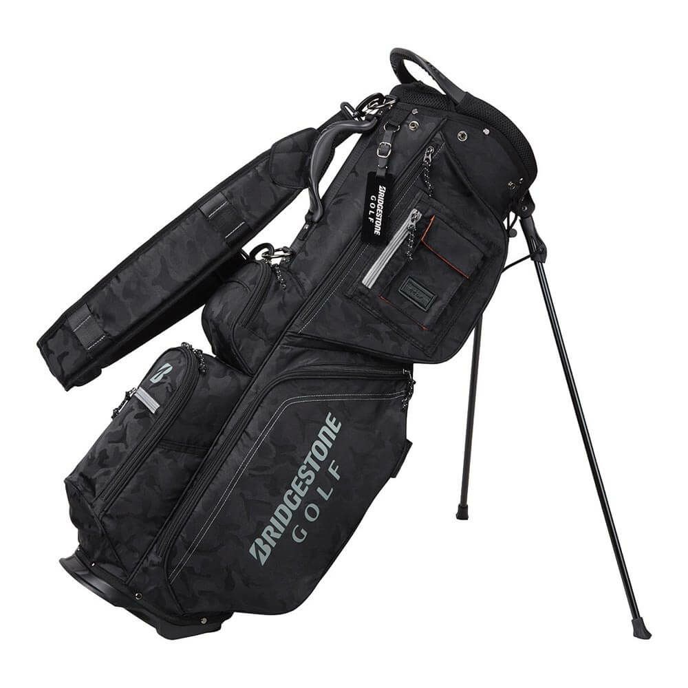 ブリヂストン　軽量 メンズ スタンドモデル キャディバッグ CB2525 BC ブラックカモフラージュ　2025年モデル