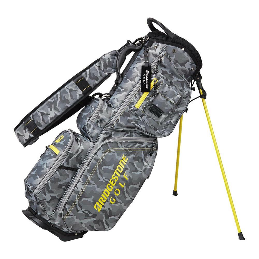 ブリヂストン　軽量 メンズ スタンドモデル キャディバッグ CB2525 GC グレーカモフラージュ　2025年モデル