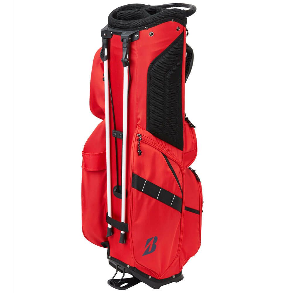 ブリヂストン　軽量 メンズ スタンドモデル キャディバッグ CB2525 RD レッド　2025年モデル 詳細2