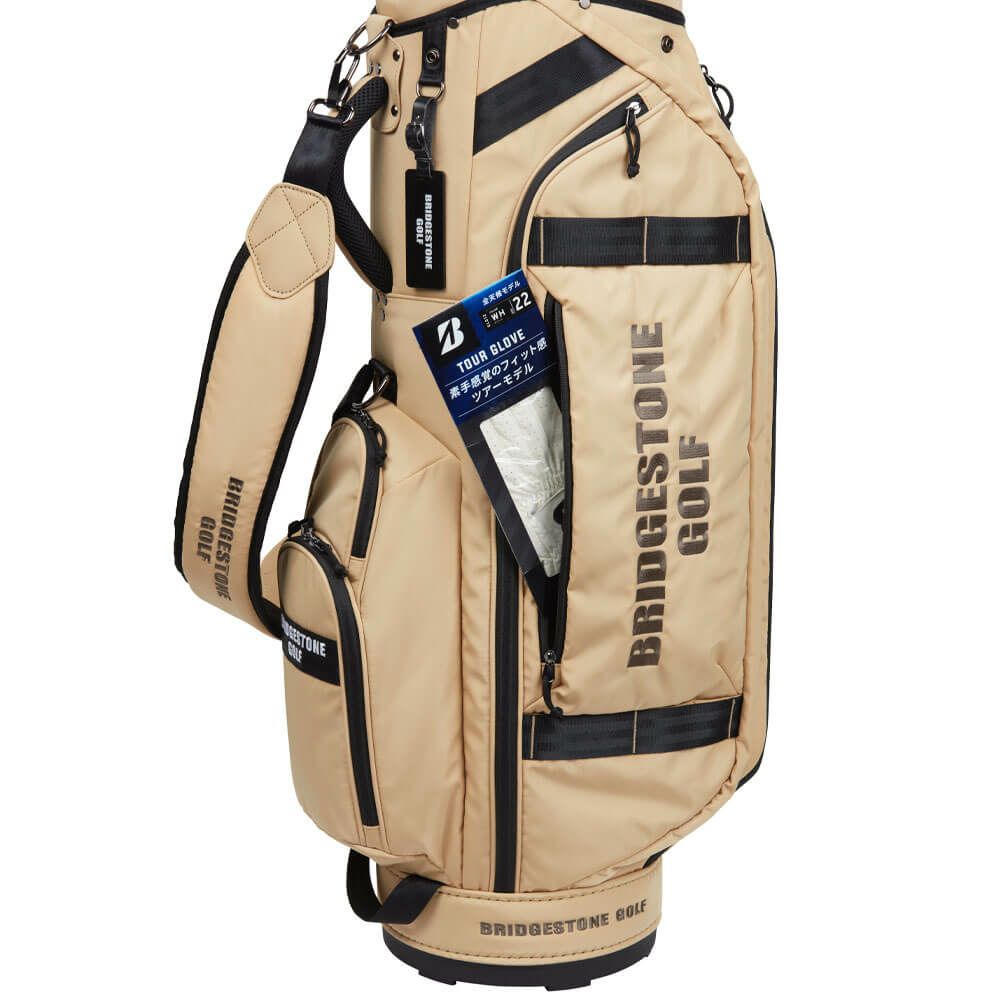 ブリヂストン　軽量 アーバンカジュアルモデル メンズ キャディバッグ CB2526 BE ベージュ　2025年モデル 詳細6
