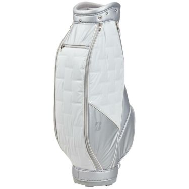 ブリヂストン　軽量 レディース キャディバッグ CB2551 WS ホワイト/シルバー　2025年モデル 詳細2