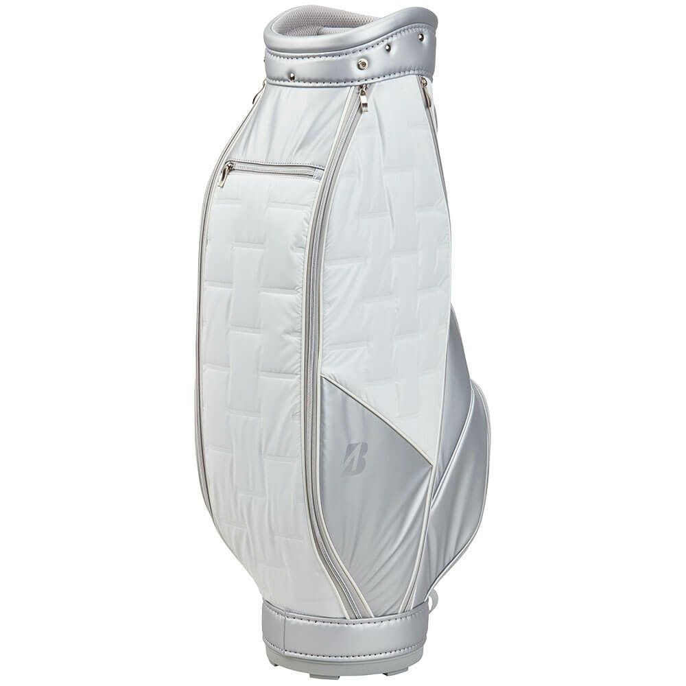 ブリヂストン　軽量 レディース キャディバッグ CB2551 WS ホワイト/シルバー　2025年モデル 詳細2