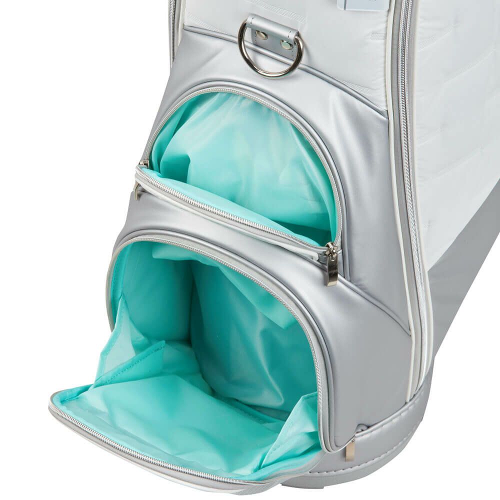 ブリヂストン　軽量 レディース キャディバッグ CB2551 WS ホワイト/シルバー　2025年モデル 詳細5