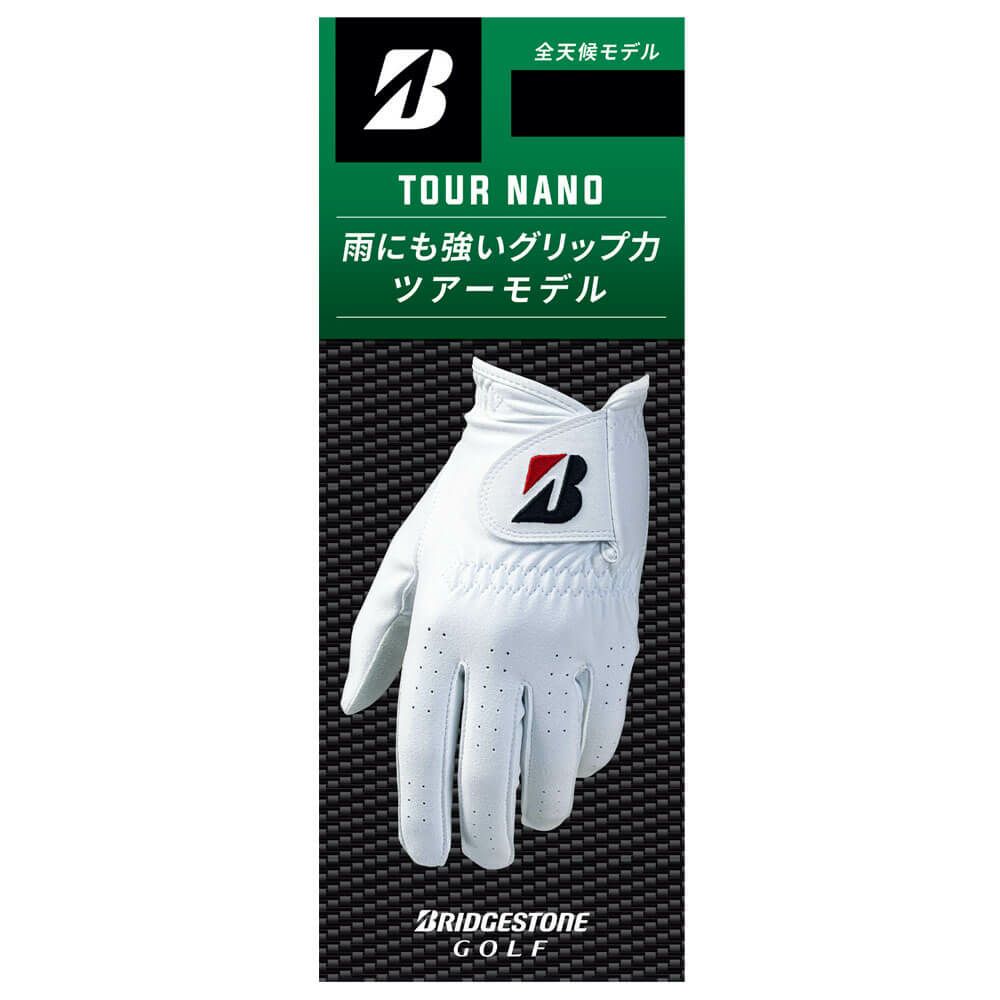 ブリヂストン　TOUR NANO ツアーナノ ゴルフグローブ GL2509 WH ホワイト　2025年モデル 詳細4