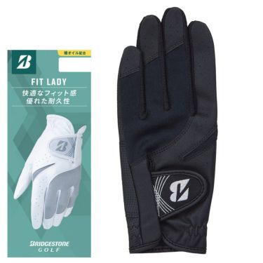 ブリヂストン　FIT LADY フィット レディ ゴルフグローブ GL25L3 BK ブラック　2025年モデル