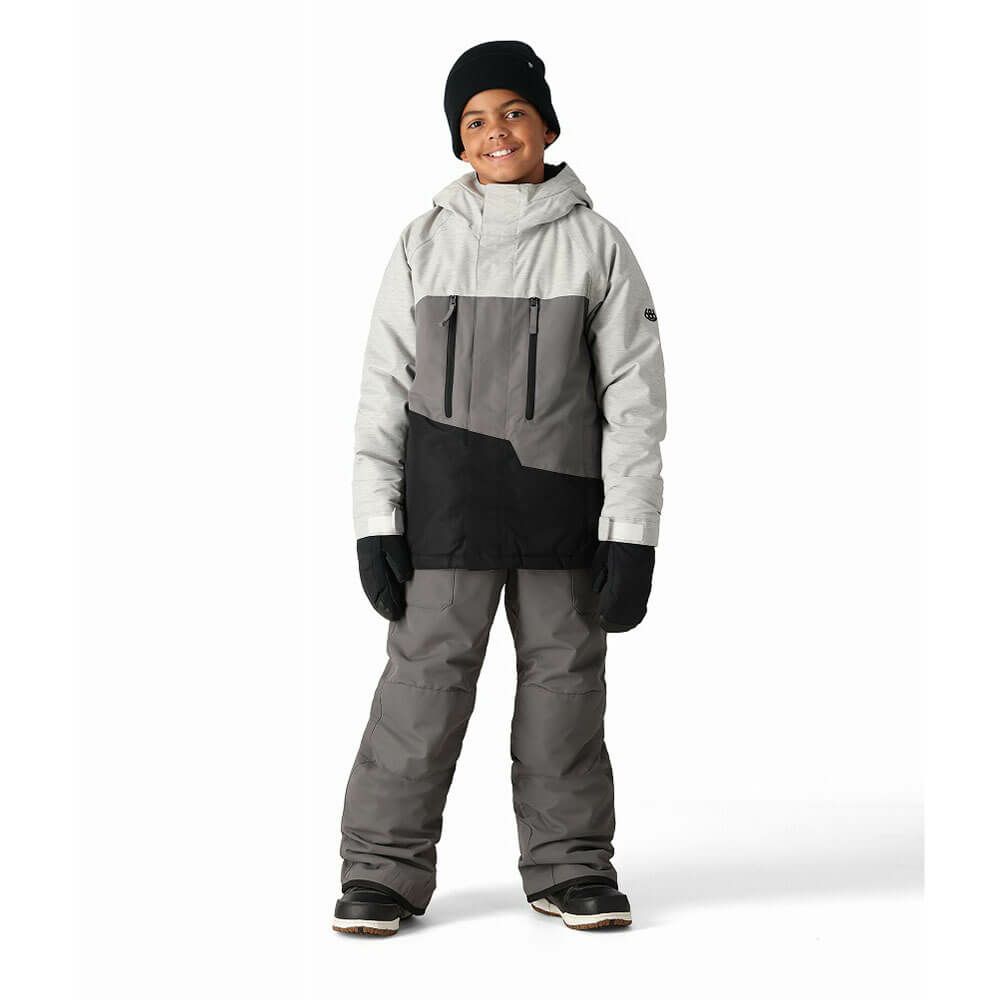 シックスエイトシックス 686　ジュニア スキー フロンティア インシュレーテッドビブパンツ FRONTIER INSULATED BIB M2W602-RGY 2024-2025 詳細3