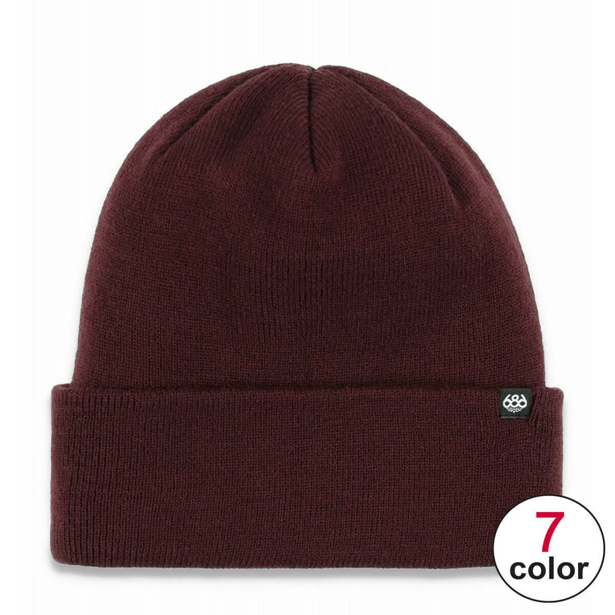 シックスエイトシックス 686　スタンダードロールアップビーニー STANDARD ROLL UP BEANIE M4WNBNE163 2024-2025