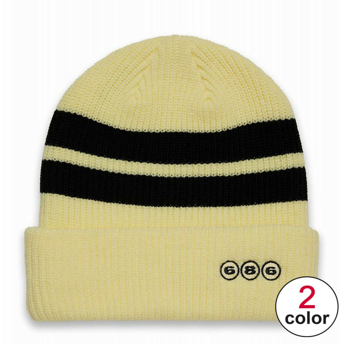 シックスエイトシックス 686　スポーツストライプビーニー SPORT STRIPE BEANIE M4WNBNE166 2024-2025