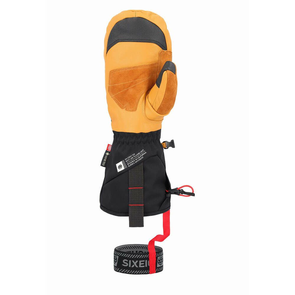 シックスエイトシックス 686　スキーグローブ ゴアテックス レザー ディープデイズ ミトン NATURAL GORE-TEX LEATHER DEEP DAYS MITT M4WNGLV141 2024-2025 詳細2