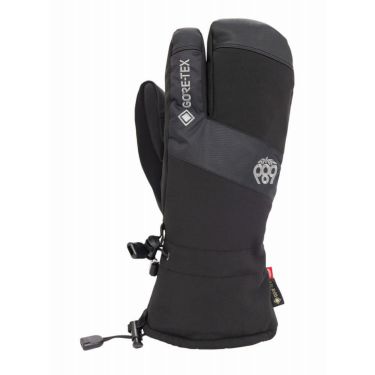 シックスエイトシックス 686　GORE-TEX LINEAR TRIGGER MITT ゴアテックス リニア トリガーミトン BLACK　スキーグローブ 2024-2025