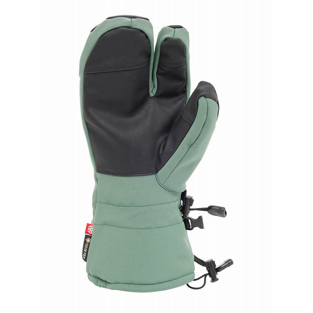 シックスエイトシックス 686　GORE-TEX LINEAR TRIGGER MITT ゴアテックス ライナートリガーミット CYPRESS GREEN　スキーグローブ 2024-2025 詳細2