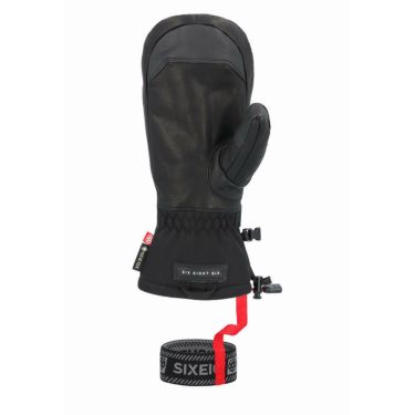 シックスエイトシックス 686　GORE-TEX LEATHER LINEAR MITT ゴアテックス レザーライナー ミトン BLACK　スキーグローブ 2024-2025 詳細2