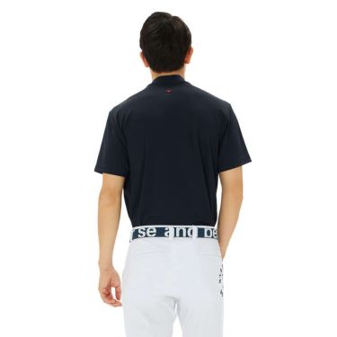 アンパスィ and per se　メンズ ソルケアハニカム 半袖 モックネックシャツ AMS9565V9　2025年モデル 詳細5