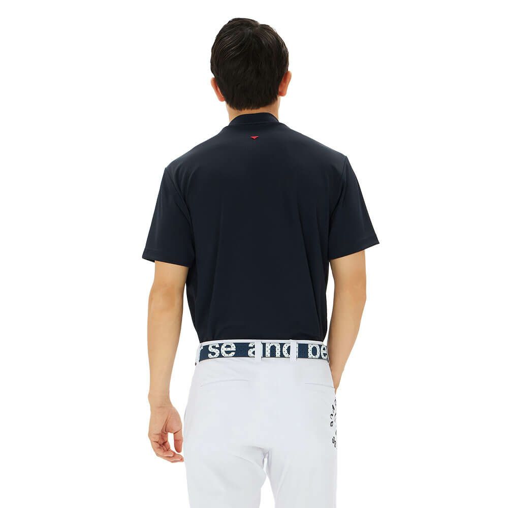 アンパスィ and per se　メンズ ソルケアハニカム 半袖 モックネックシャツ AMS9565V9　2025年モデル 詳細5