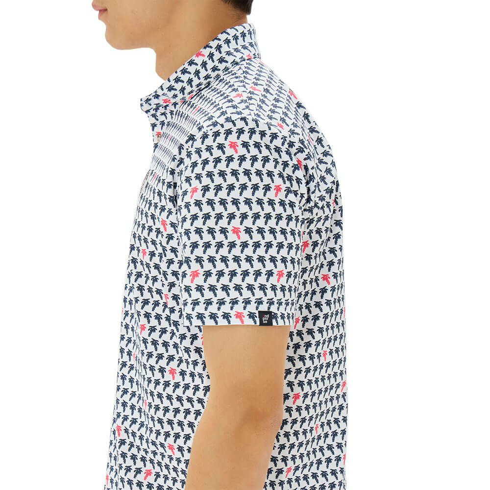 アンパスィ and per se　メンズ スイングドライプリンテッドピケ 半袖 ポロシャツ AMS9655X1　2025年モデル 詳細7