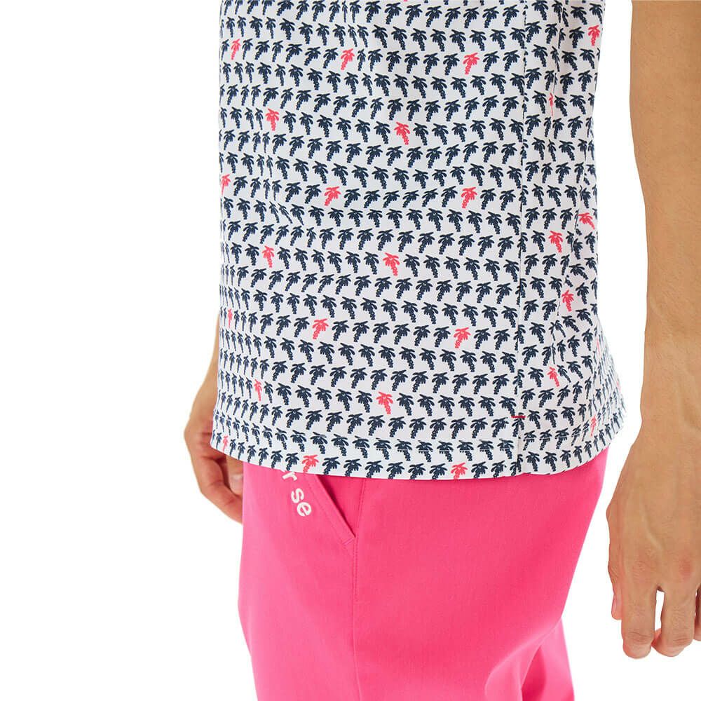 アンパスィ and per se　メンズ スイングドライプリンテッドピケ 半袖 ポロシャツ AMS9655X1　2025年モデル 詳細8