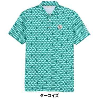 アンパスィ and per se　メンズ スイングドライプリンテッドピケ 半袖 ポロシャツ AMS9655X1　2025年モデル 詳細10