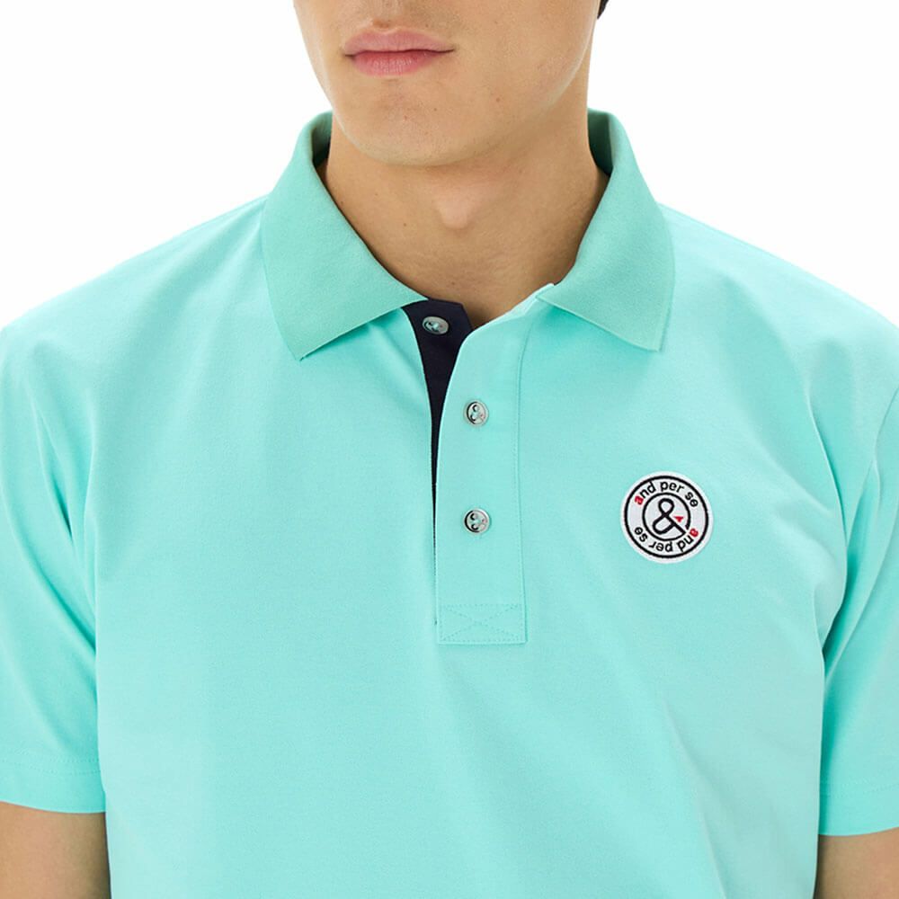 アンパスィ and per se　メンズ スイングドライ 半袖 ポロシャツ AMS9705V1　2025年モデル 詳細8