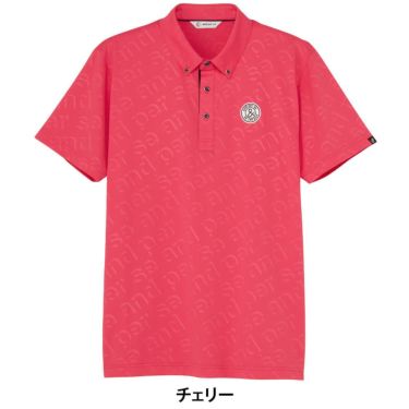 アンパスィ and per se　メンズ スイングドライエンボスワッフル ボタンダウン 半袖 ポロシャツ AMS9645X5　2025年モデル 詳細5