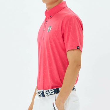 アンパスィ and per se　メンズ スイングドライエンボスワッフル ボタンダウン 半袖 ポロシャツ AMS9645X5　2025年モデル 詳細7