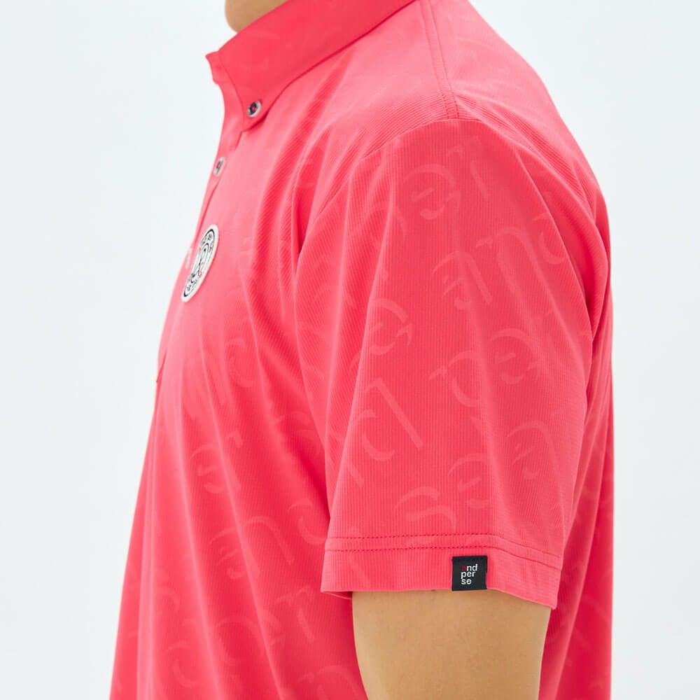 アンパスィ and per se　メンズ スイングドライエンボスワッフル ボタンダウン 半袖 ポロシャツ AMS9645X5　2025年モデル 詳細9